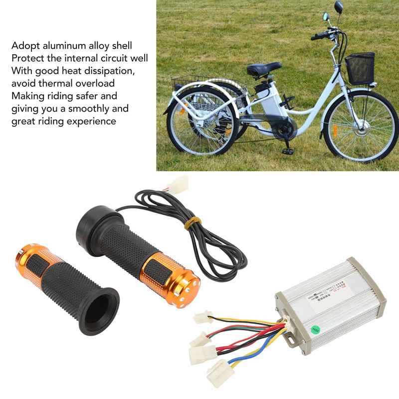 Brushed Motor Controller Throttle Grip Kit 800W Motor Speed Control