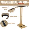 JUSTOOP Adjustable Snowboard Stand Racks, Sturdy Freestanding Snowboard Rack with