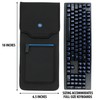 ENHANCE Keyboard Sleeve Travel Case for Full-Size Mechanical and Standard