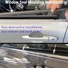 BOLTRY 4Pcs Car Window Weather Stripping Molding Trim Seal Belt