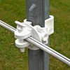 2-Pin T-Post Insulator (White)