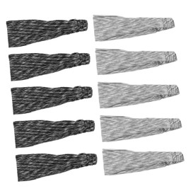 TOVINANNA 10PCS Wide Sweat Wicking Headbands for Men and Women Non Slip Hair Bands for Running Yoga Gym Workouts Efficient Sweat Absorption and Enhanced Forehead Coverage Comfortable for