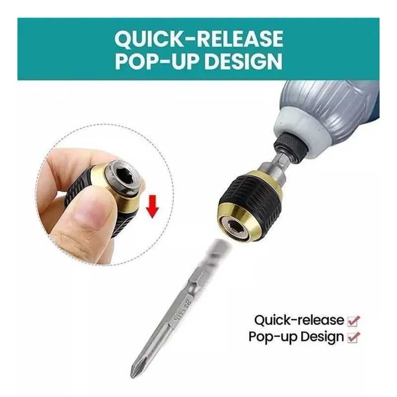 OEM Adaptador Cambio Rapido De Broca Destornillador Para Taladro