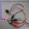 Gebildet 3pcs 20A 12V-24VDC Rocker Switch LED Light Switch (Red,