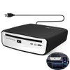 Clickinline Universal Portable Car External CD Player, Plugs Into Car