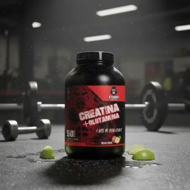 Creatina + Glutamina 1 Kg Strong Protein 50servicios