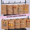 Nierbo 400 Pcs Expositor Cartones Para Aretes, Collar, Joyería
