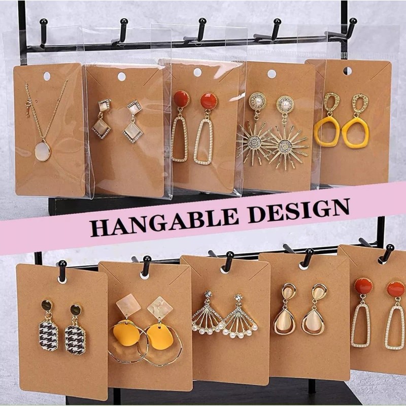 Nierbo 400 Pcs Expositor Cartones Para Aretes, Collar, Joyería