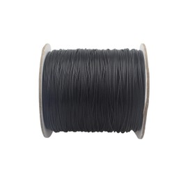 (black) - 150 Yards 0.5 mm Waxed Jewellery Making Cord Waxed Beading String Craft DIY Thread LXX120601805 (Black)