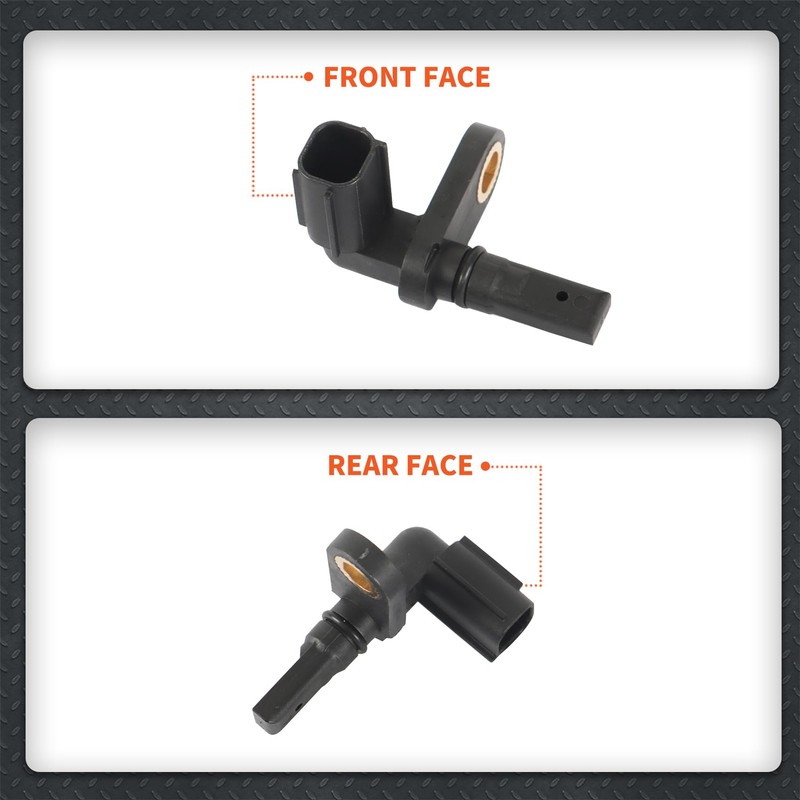 labwork 4pcs ABS Wheel Speed Sensor Front Rear Replacement for