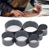 7PCS Set Leather Cutting Dies Set Round Shape Leather Round