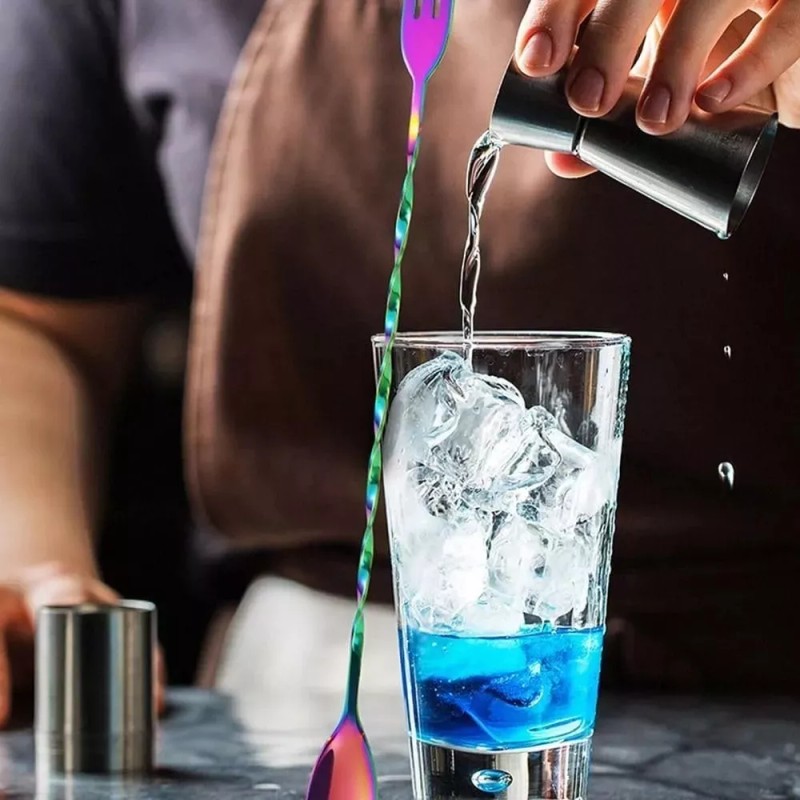 Naymon Cuchara Coctelera Agitador Acero Bartender Mixologo Bar 30cm