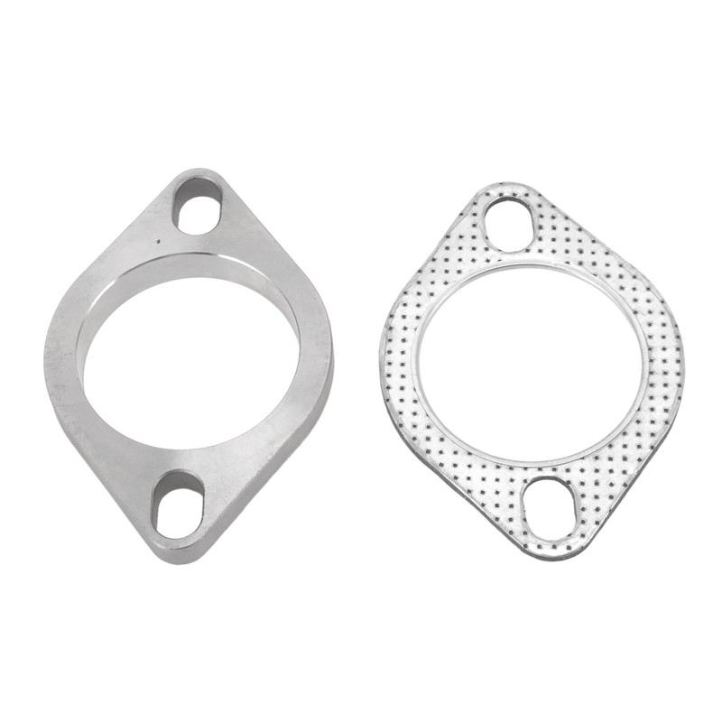 2PCS 2 Bolt 2.5in Exhaust Flange Connection Kit Stainless Steel
