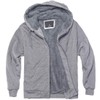 Sherpa Lined Fleece Hoodies for Men Heavyweight Full Zip Up