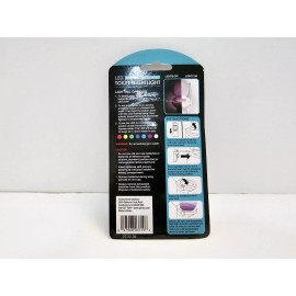 Home Solutions Bathroom LED Light - Motion-Activated LED Toilet 7 color Nightlight NEW