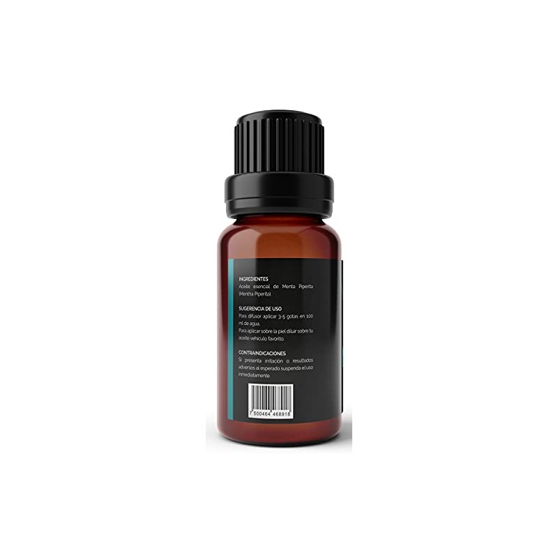 Aceite Esencial de Menta (Mentha Piperita) - 100% PURO PREMIUM