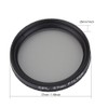 37mm Circular Polarizer Lens Filter with Adapter Ring Protective Cap