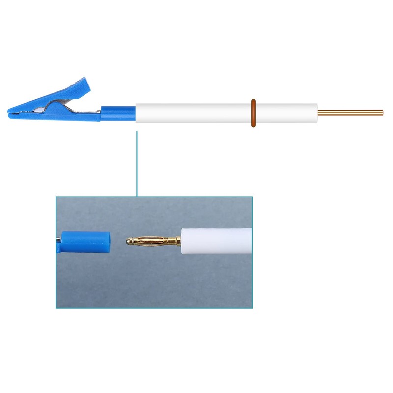 stonylab Gator Clip for Electrode Holder, Simple Designed Nickel Plated