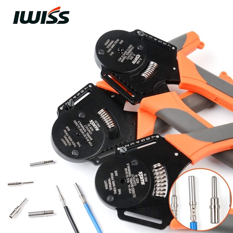 IWISS IWD-20 4 Indent Crimping Pliers for Automotive DEUTSCH DTM