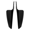HCMOTORKU Black Front Fork Mount Wind Deflectors Fits For Harley