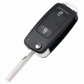 KEYECU 7E0 837 202AD Flip Remote Key Fob for Volkswagen Amarok Transporter 2011 - 2016