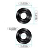 Metal Angle Grinder Inner Outer Flange Nut（3 Set）Replace Black &