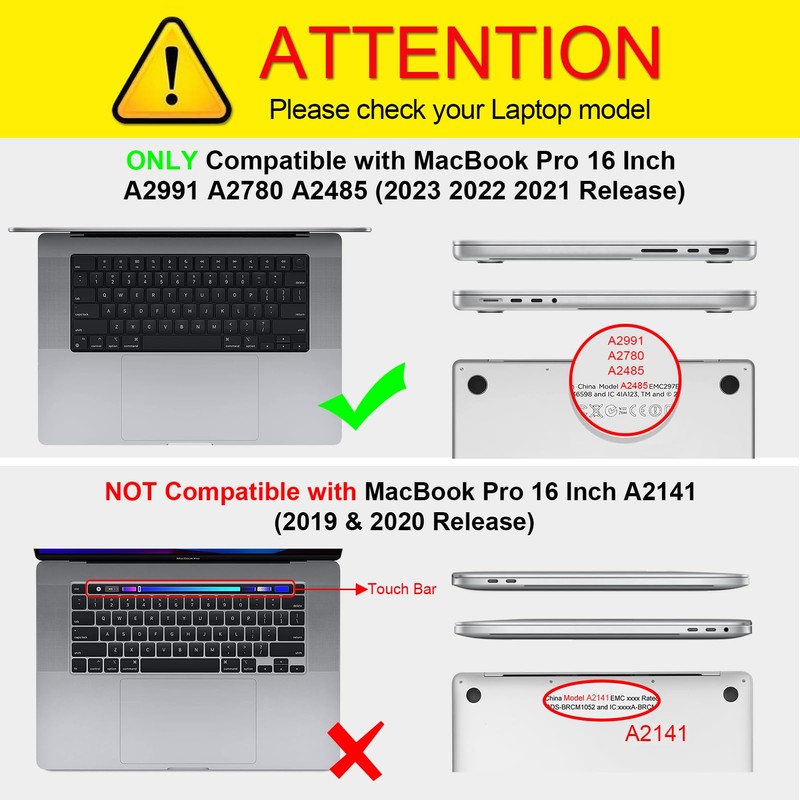 Fintie Funda para MacBook Pro de 16 Pulgadas A2991 A2780