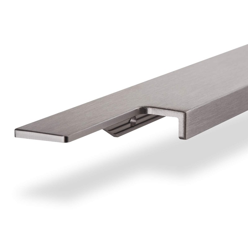 Slim Handle 995 mm Brushed Stainless Steel Look for Milling