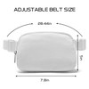 Gitus Fanny Pack, White, One Size, Mini Belt Bag
