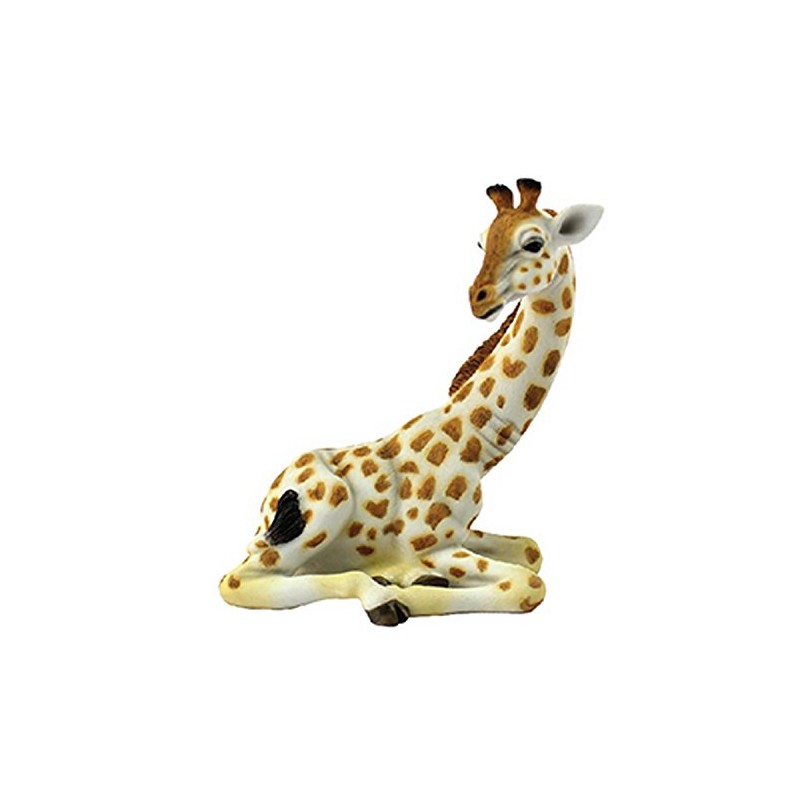 Jungle Animal Giraffe Sitting Small