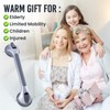 TAILI Grab Bars for Shower,Suction Shower Handles Rails,2 Pack,16.8",Silver