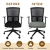 sourcing map Office Chair Cover, Stretchable Soft Grid Textured Rotating