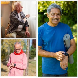 Smart Med Alert - Elderly Cellular Medical Alert Device | Fall Detection, 24/7 Monitoring | Wearable Smartwatch| Medical Alert Systems for Seniors | 4G LTE Cellular