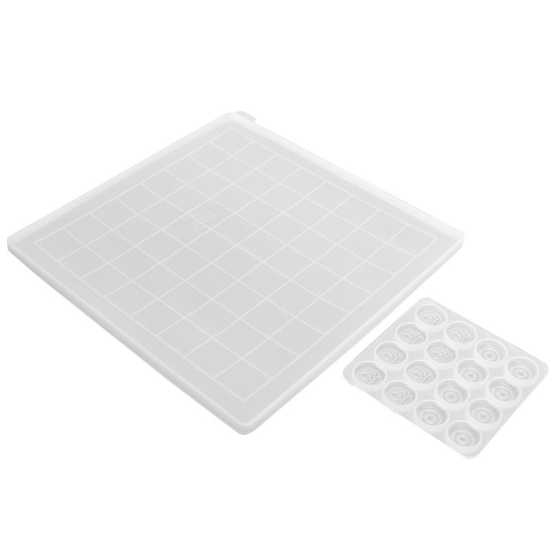 2Pcs Chess Molds Transparent DIY Epoxy Resin Drop Glue Silicone