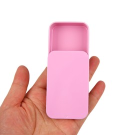 LIGHUFEIC 2Pack Dental Floss Portable Case,Dental Floss Dispenser,Convenient Refillable Glide Travel Adult Floss Box for Travel, Dates,Dinners and Hotels(Pink)