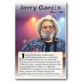 Jerry Garcia - Musician - Biography Poster 18 x 12 inch