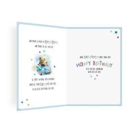 Regal Publishing Cute Birthday Card Grandson - 9 x 6 inches