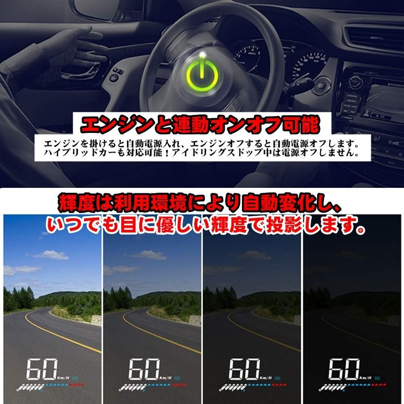 NikoMaku M7 OBD2 GPS Head Up Display M7 OBD2 GPS