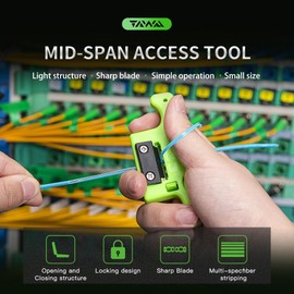 Fiber Cable Ribbon Stripper MSAT-5 FTTH Fiber Optic Stripping 1.9~3mm MSAT5 Access Tool Kit Loose Buffer Tube Stripper