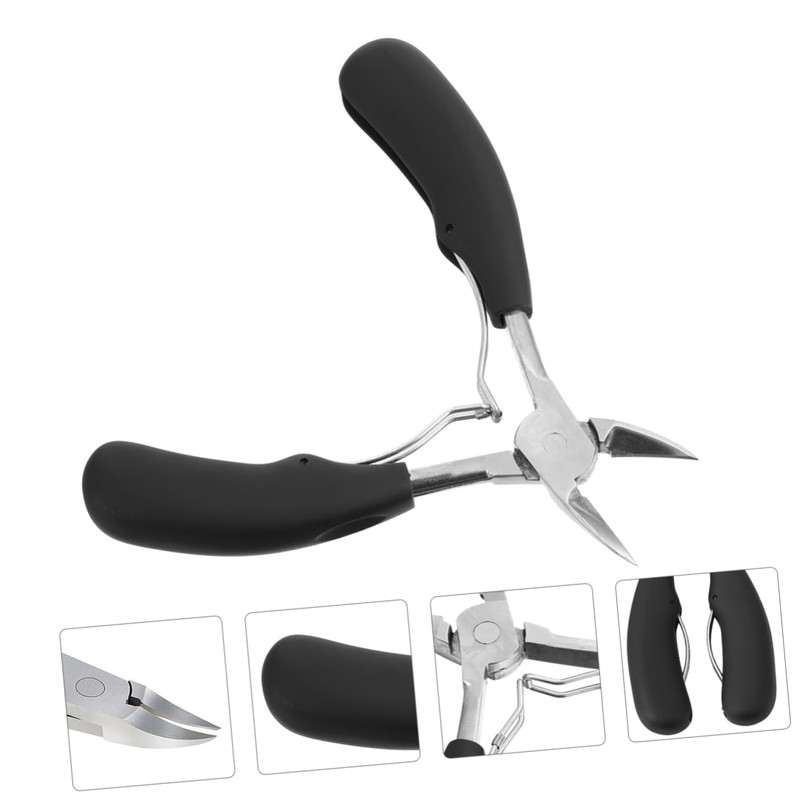 FRCOLOR 1pc Toenail Nipper Ergonomic Thick Toe Nail Clippers Precision