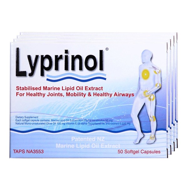 Lyprinol Pcso-524 200 Capsules New Zealand Green Lipped Mussel Extract Oil Joint Health Support & Mobility