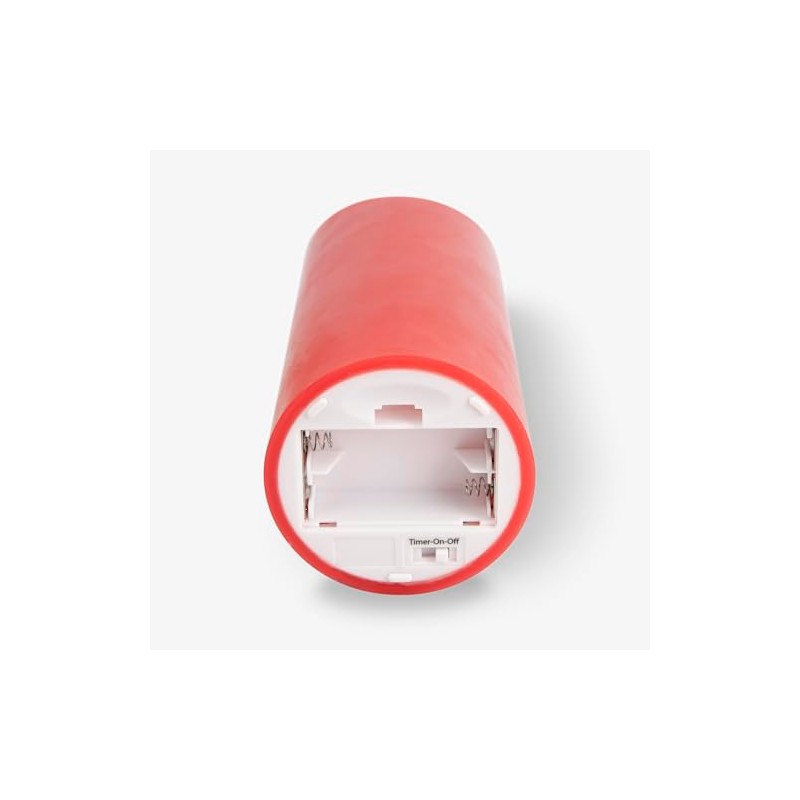 Luminara Flameless LED Battery Operated Flickering Pillar Moving Flame Candles