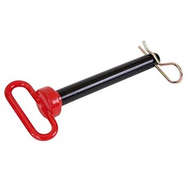 Red Handle Hitch Pin 10.5" OAL x 1" Diameter w/ 7.5" Usable Length Farmer Bob's Parts S70055200