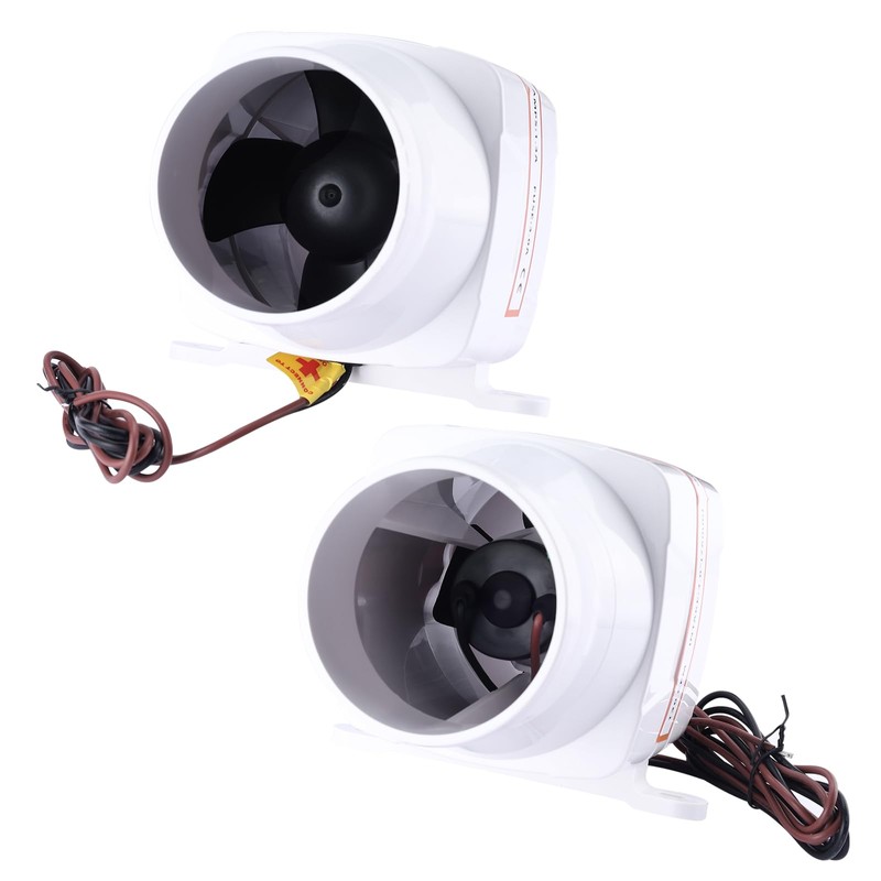 NovelBee Marine Boat DC 24V Electric in-Line Bilge Air Blower