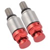 Acouto Fork Bleeder Relief Valve,2pcs M5x0.8 Aluminium Alloy Fork Air