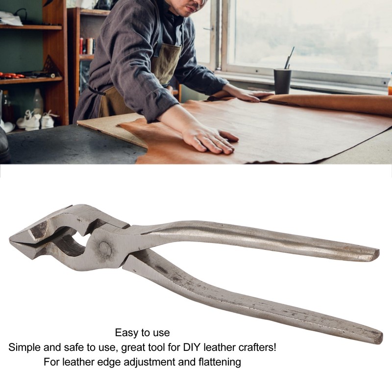 Leather Press Pliers Alloy Steel DIY Leather Craft Flatten Pliers