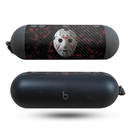 Carbon Fiber Speaker Skin Compatible with Beats Pill (2024) - 13th Nightmare - Premium 3M Vinyl Protective Wrap Decal Cover - Easy to Apply | Crafted in The USA by MightySkins