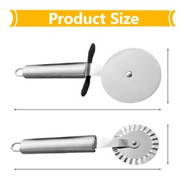 SGERUFZ Sharp Pizza Cutter, Handy Pizza Roller, Easy to Clean, Dishwasher Safe