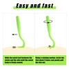 BOXOB 3pcs Tick Remover Tool Kit, 3 Sizes Green Plastic