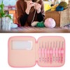 9pcs Crochet Hooks Set Professional High Accuracy Portable Soft Handle